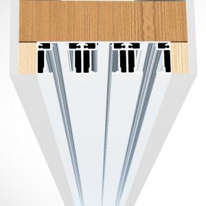 Wardrobe triple track s