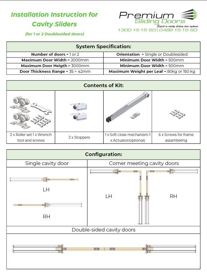 Drawings and Installation