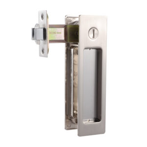 Premium Sliding Door Privacy Set Lock Rectangular SS