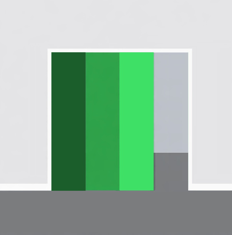 Telescopic (3 doors) cavity frame